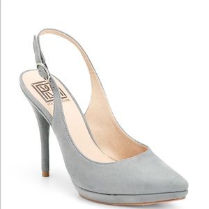 Pour La Victorie “Divina” Slingback Pump in Grey